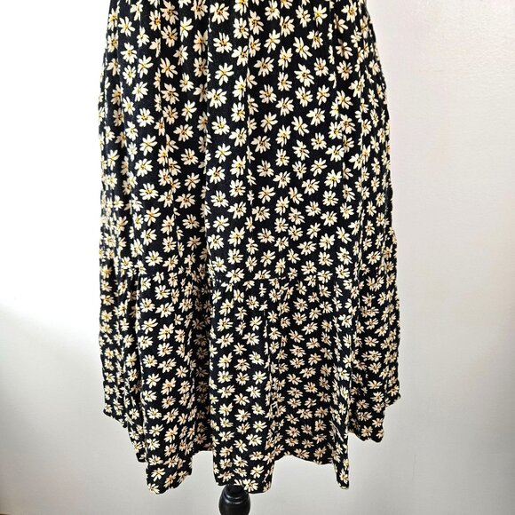 American Eagle Outfitters Skater Babydoll Mini Dress Womens Size S/P Floral - Picture 7 of 10